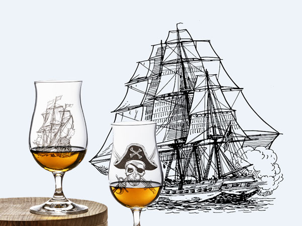 Kieliszki do degustacji rumu