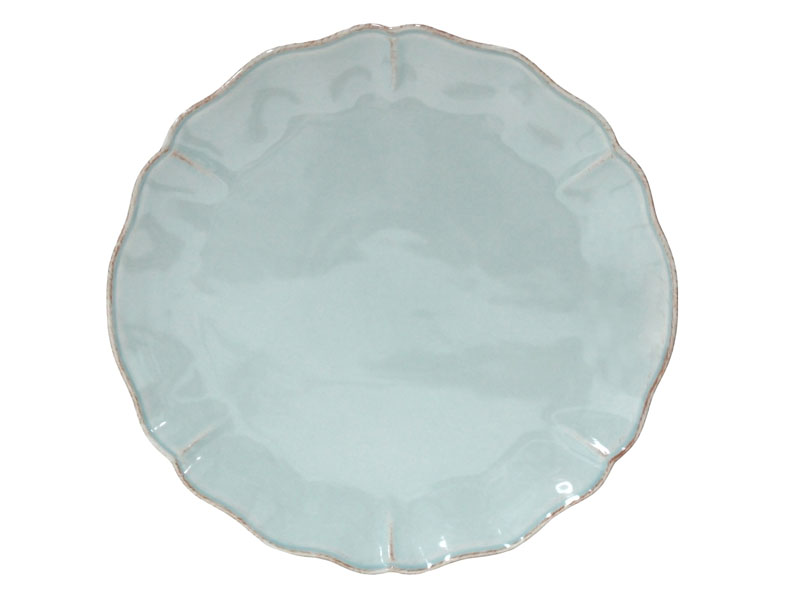 ALENTEJO charger plate 340 mm turquoise