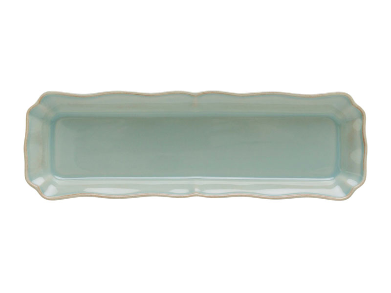ALENTEJO rectangular tray small 210 mm turquoise