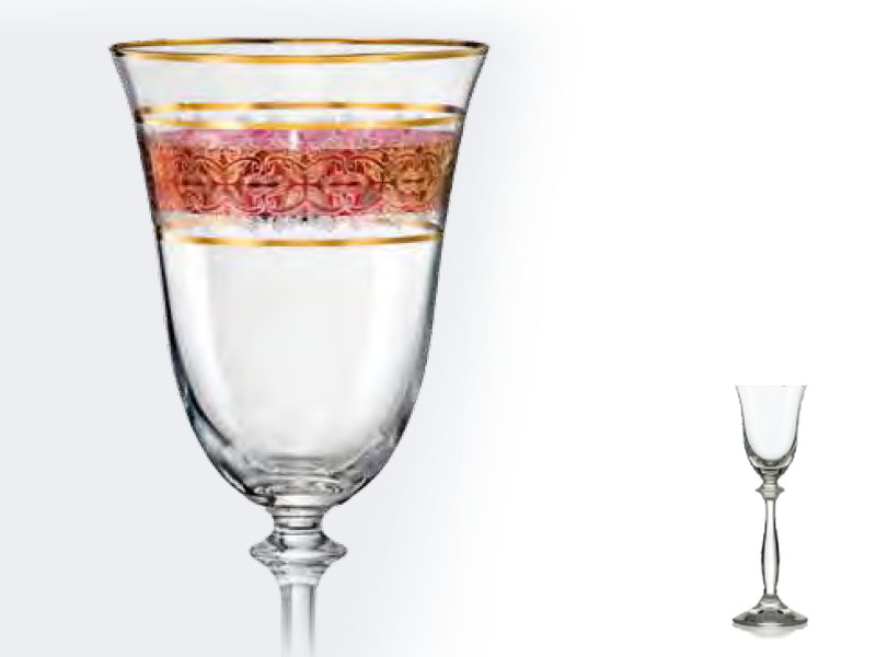 Gilded glasses for the liqueur "Angela" 60 ml