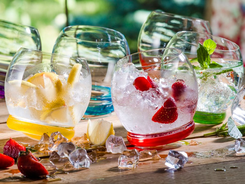 Kolorowe szklanki CRAZY idealne do drinków