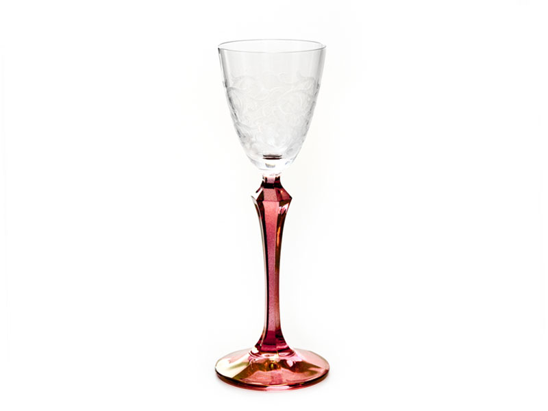 Elizabeth dark rose liqueur glass 70 ml 