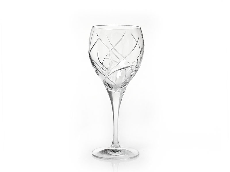 Decorated wine glasses "FIONA" Lilies - 270ml