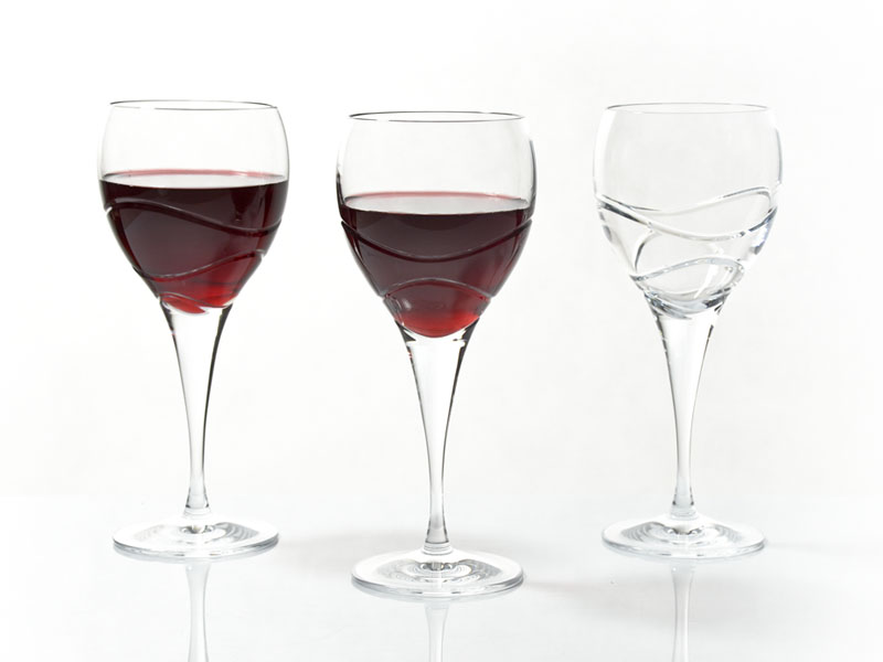 Kieliszki do wina Fiona - grube szkło kryształowe
