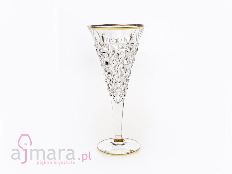 Wine glasses  "GLACIER GOLD RIM" 250 ml