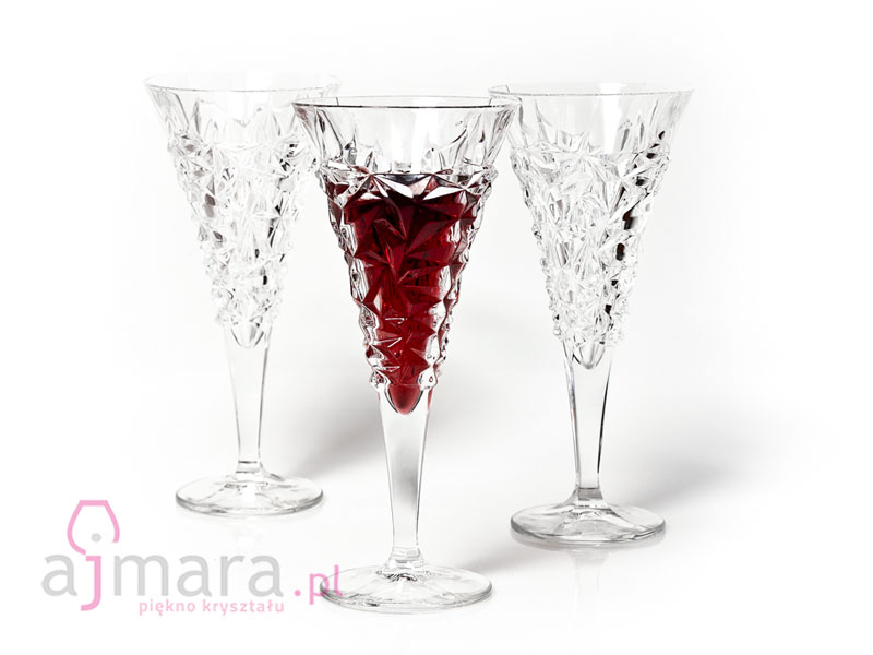 Wine glasses "GLACIER" 250 ml  6pcs
