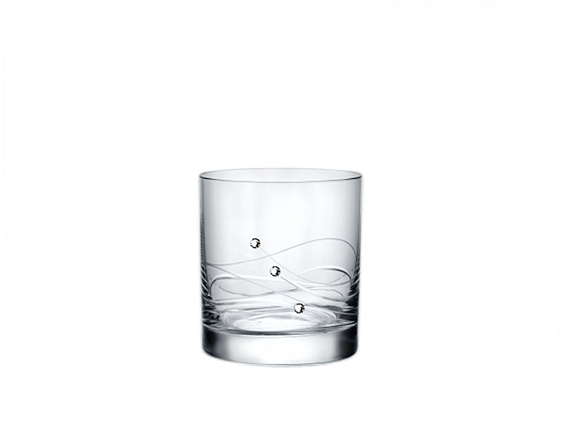 GLITZ Swarovski Elements whiskey glasses 230 ml 6pcs.
