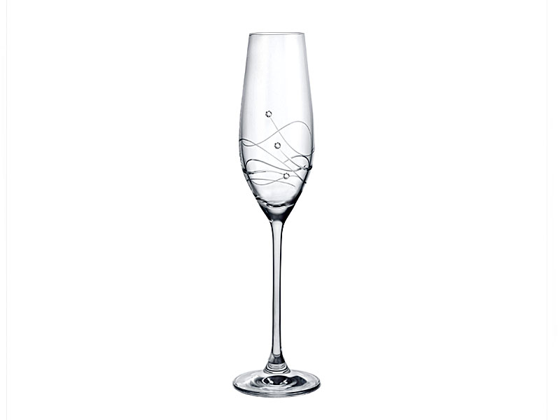 Champagne glasses with Swarovski Elements GLITZ 2 pcs
