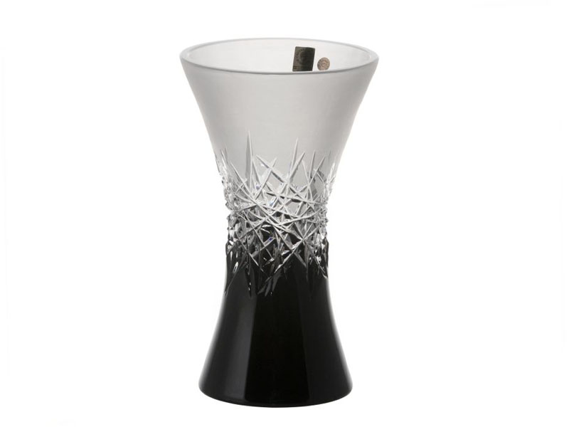 Decorative crystal vase "HOARFROST" 230 mm