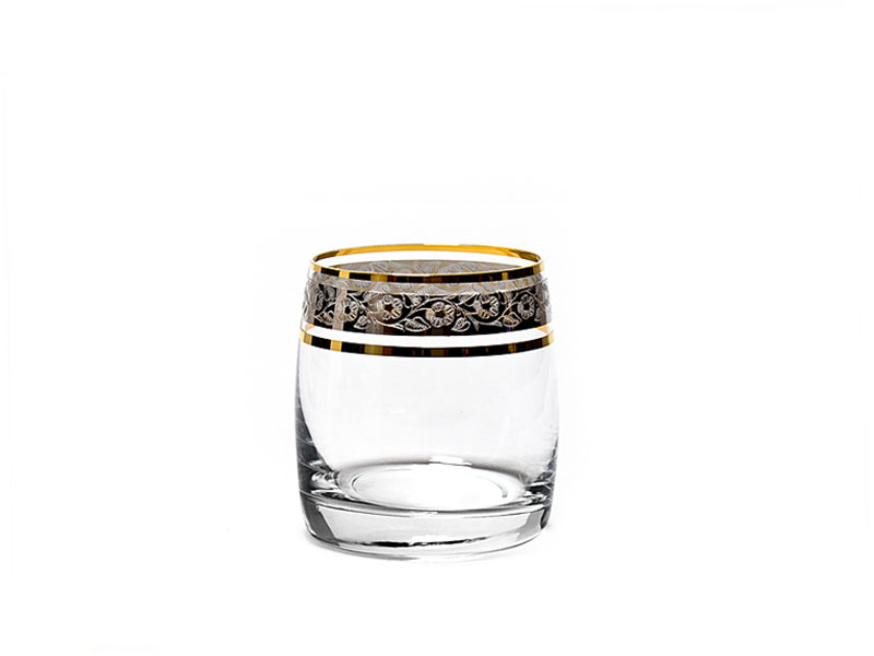IDEAL whiskey glasses gold and platinum 230 ml