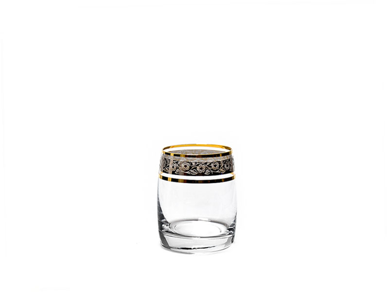 Vodka shot glass IDEAL gold platinum