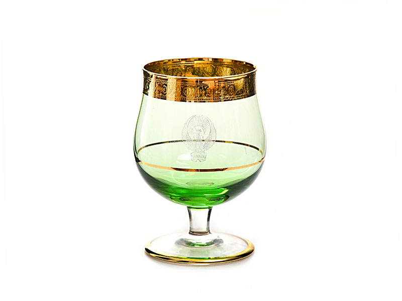 Jessie light cognac glass 250 ml green