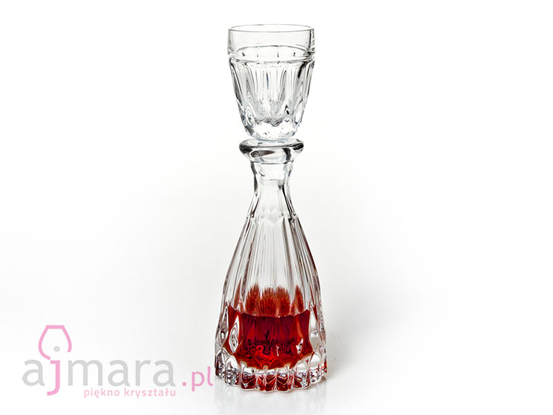 Carafe for vodka, tinctures with a glass-shaped stopper