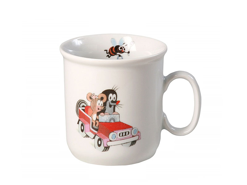 Mug - Little Mole and Mouse in the car 160 ml
