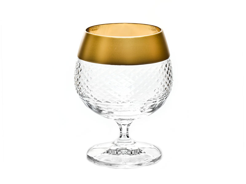 Laura gold cognac glass 250 ml 