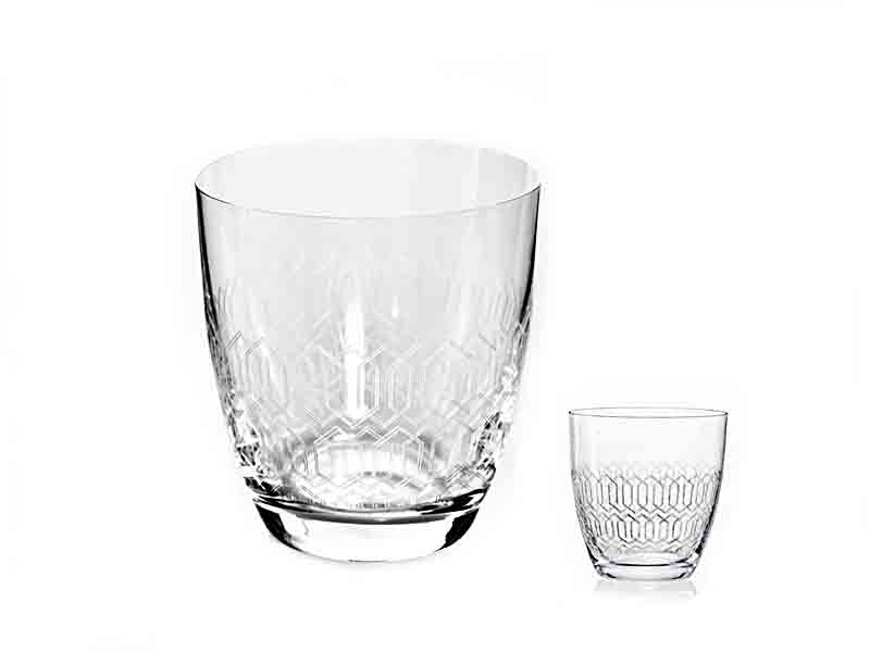 Crystal whisky glasses 300 ml 4pcs "LPC"