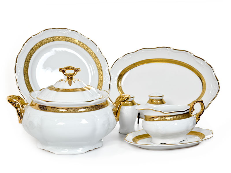 "MARIE LOUISE" dinner set for 12 persons 12/42