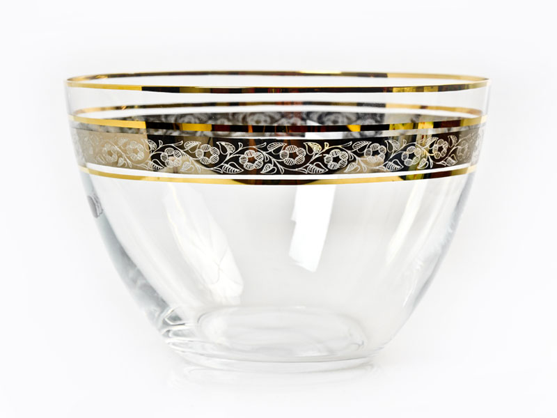 high bowl 230 mm - gold, platinum