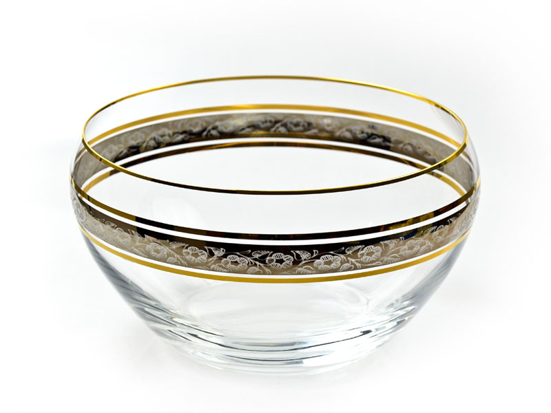 bowl 235 mm - gold, platinum