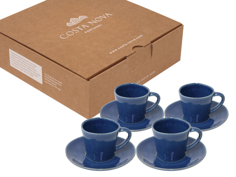 Nova coffee cup & saucer 70 ml - 4pcs Gift Box