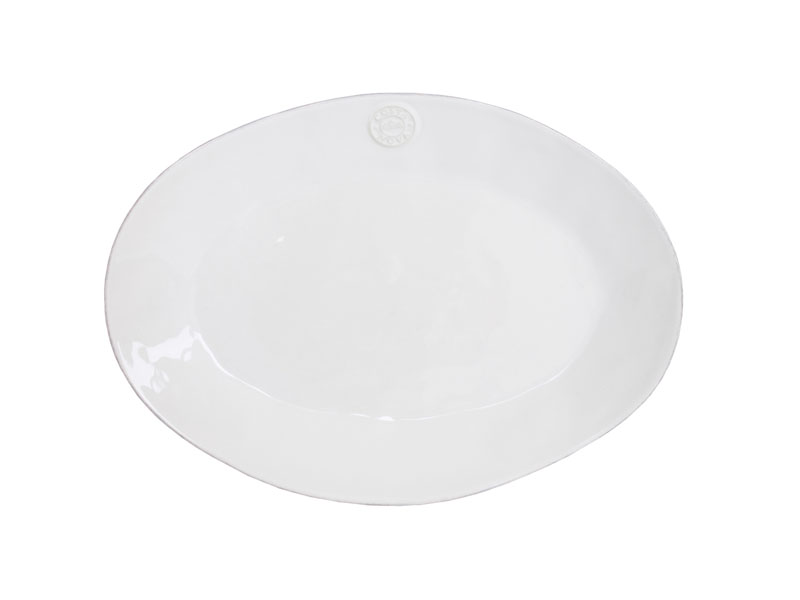 Oval platter "Nova" 300 mm white