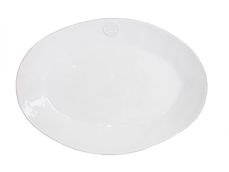"Nova" Oval platter 400 mm white