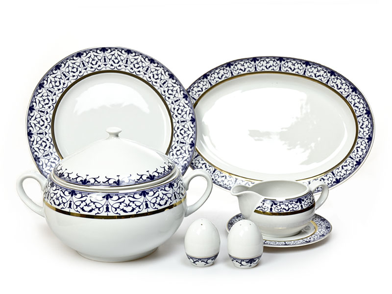 "Opal" Andalucia dinner set for 6 persons 6/28