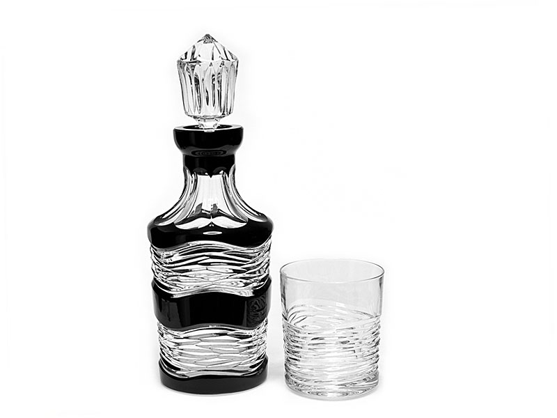 POEM 1+2 Caesar Bohemiae crystal whiskey set