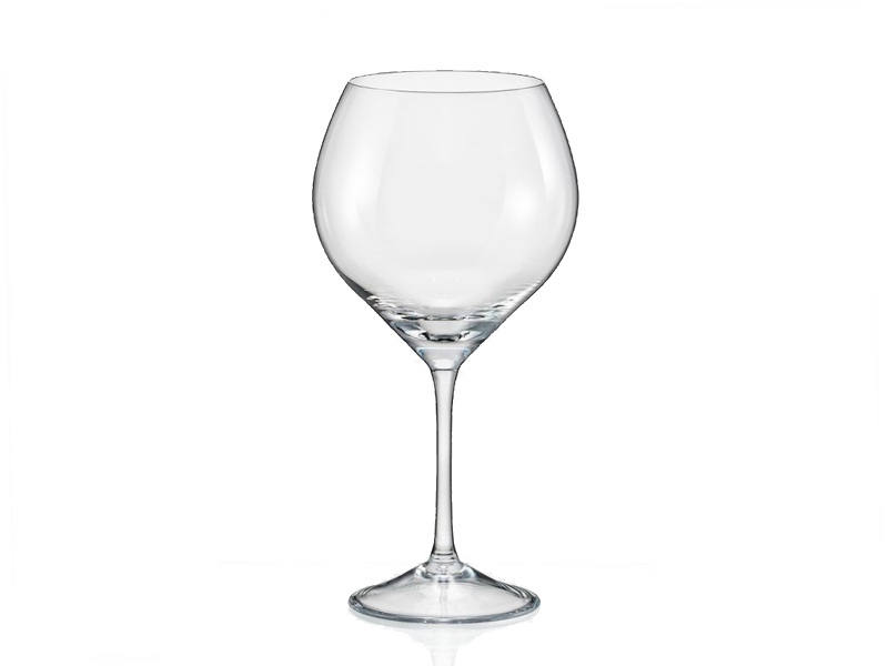 Burgundy wine glasses "SOPHIA" 650 ml
