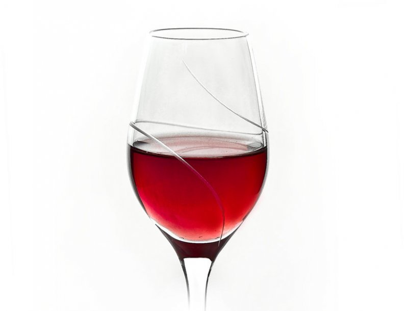 "VIOLA" liqueur glasses with manual cut 60 ml