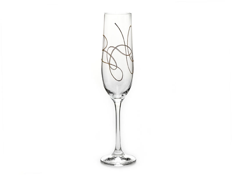 Champagne glasses "STRING" 2 pcs. 190 ml