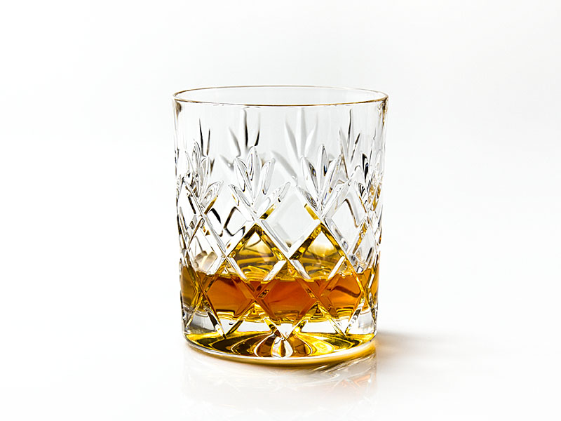 Whisky tumblers 320 ml crystal Bohemia