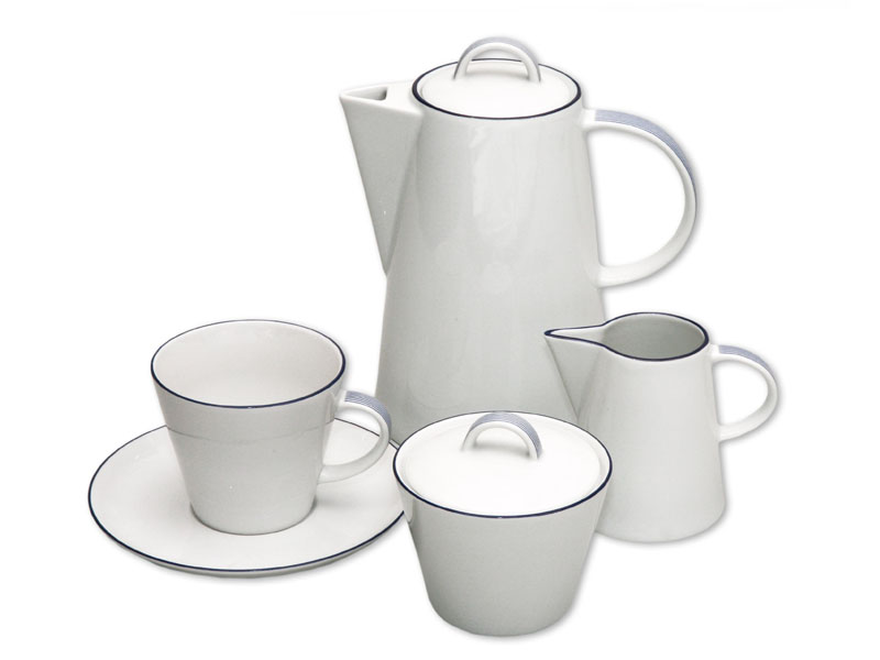 "Tom" grafit coffee service for 12 persons 12/42