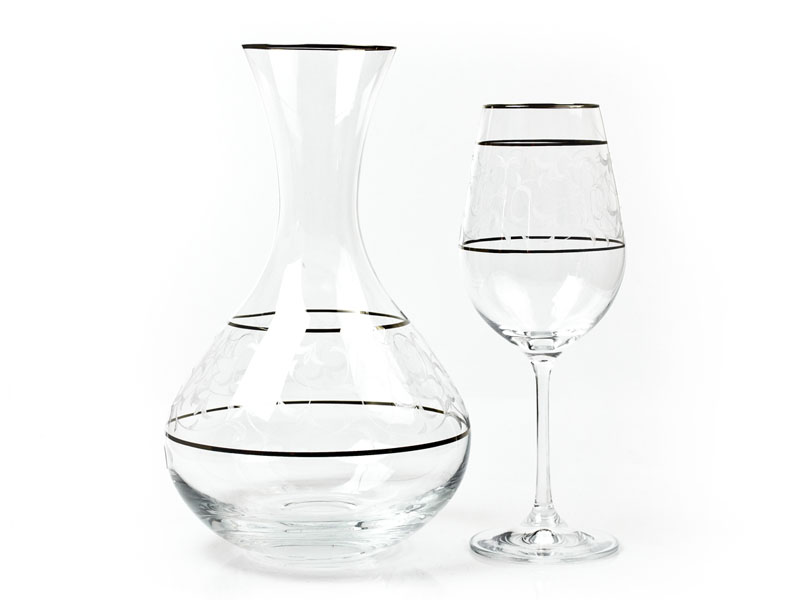 Viola carafe + glasses set 1+6