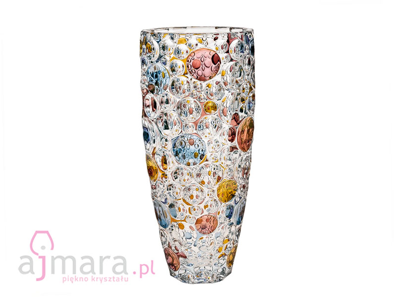 Crystal color vase "LISBOA" 350 mm