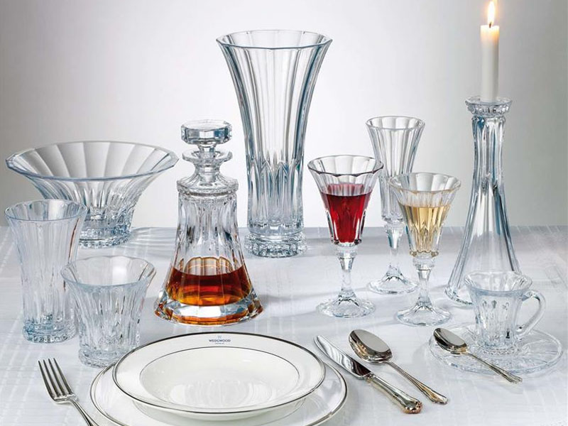 WELLINGTON tableware made of crystal glass