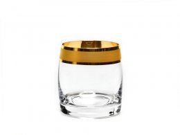 spherical May friendly Whiskey decanter Nicolette Gold Bohemia Jihlava 700 ml