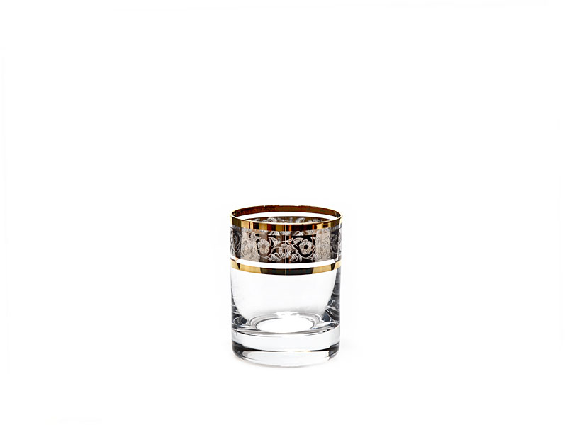 Vodka glasses "BARLINE" gold platinum 60 ml