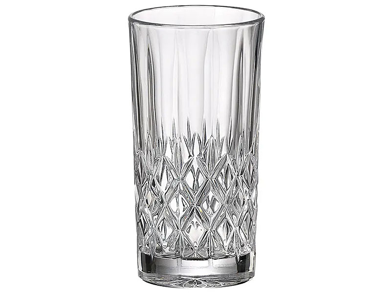 Long drink highball crystal glasses