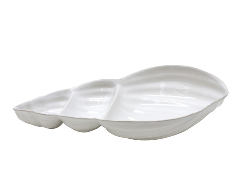 APARTE shell platter 400 mm white