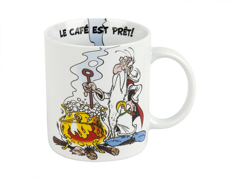 Kubek Asterix i Panoramix Le café est prêt 330 ml Konitz