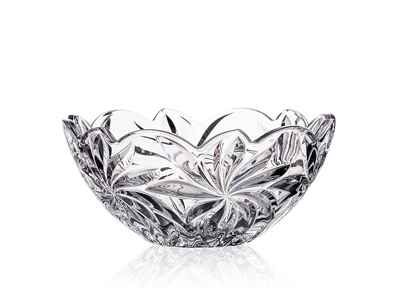 Crystal bowl FLORA 280 mm Aurum Crystal
