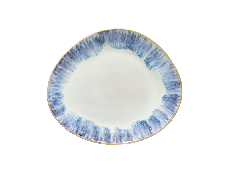Oval dinner plate BRISA 270 mm salt (white)