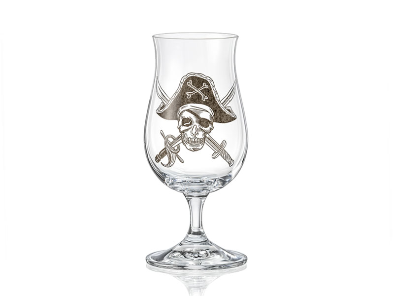 BUCCANEER rum tasting glass