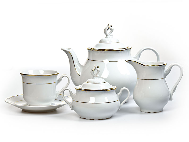 Tea service for 6 people "Constance gold"  6/24