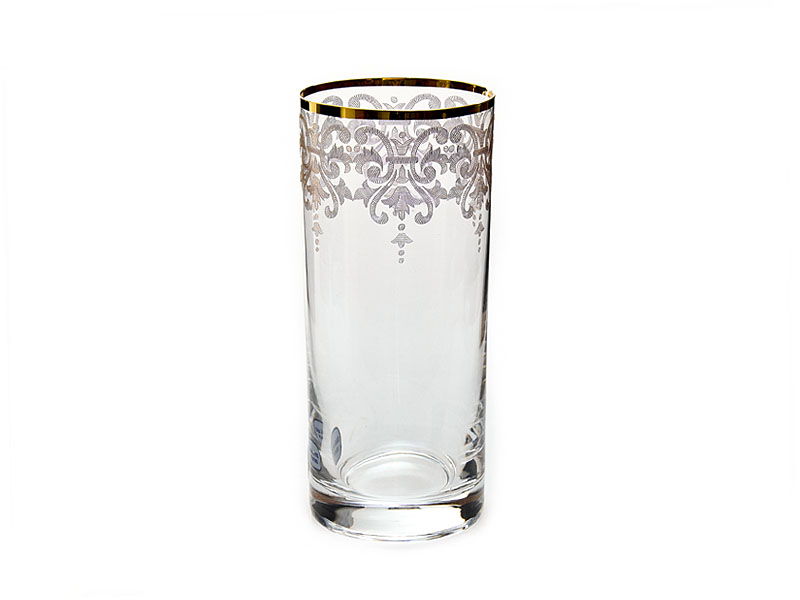 Gold-plated long drink glasses "BARLINE" 300 ml