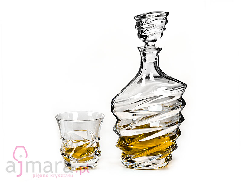 Karafka i szklanka do whisky DYNAMIC Jihlava Bohemia
