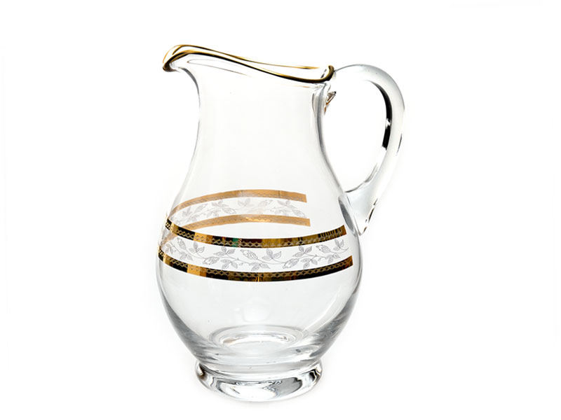 Jug decorated with golden leaves 1500 ml