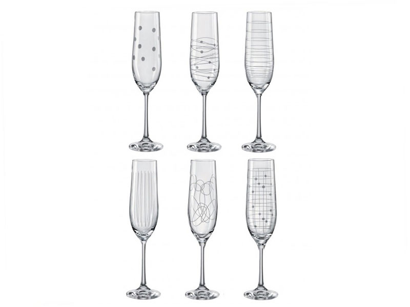 Champagne glasses "ELEMENTS" 190 ml 