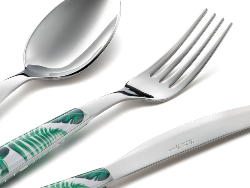 VERO JUNGLE cutlery - green